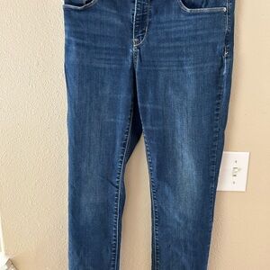 Levi's Blue Skinny Jeans with Faded Denim Look